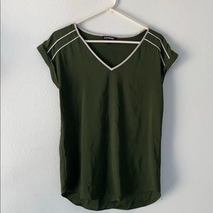 Express Green Work Shirt